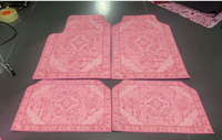 Tapis de sol de voiture imprimé personnalisé, style bohème marocain, antidérapant, facile à nettoyer