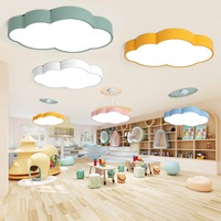BAHE lampu gantung anak, Modern sederhana kartun anak-anak lampu gantung taman kanak-kanak warna-warni awan Led langit-langit liontin lampu 2026