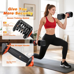 CZFIT Gym Equipment Fitness Workout Wholesale Adjustable <b>Dumbbell</b> Free Weights Set 50kg 40kg 30kg 24kg 10kg 90lbs - Product Image 3