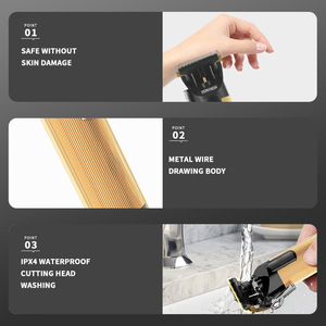 Cortadora de Pelo Dsp 3000Mh con Batería de Iones de Litio, Carga USB, Uso Doméstico, Recortadora Profesional para Barbería con Peines Guía y Cepillo de Limpieza - Product Image 3