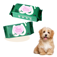 Lingettes pour animaux de compagnie en tissu non tissé pour chiens et chats, lingettes jetables sans eau pour un nettoyage en profondeur