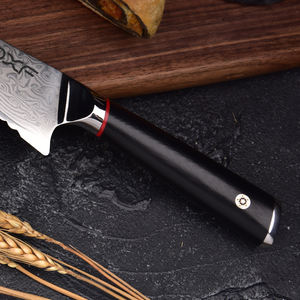 Cuchillo de pan profesional QXF de 8 pulgadas, el cuchillo de pan Damasco de 67 capas más popular con diseño dentado - Product Image 5