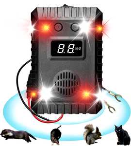 Saijzek OEM Interior Exterior 12V-24V 8 LED Flash ultrasónico <span class=keywords><strong>ratones</strong></span> ratas <span class=keywords><strong>repelente</strong></span> de roedores bajo el capó Marten <span class=keywords><strong>repelente</strong></span> para coche - Product Image 1