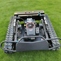 Mesin Pemotong Rumput Robot Crawler 1000mm Murah dari Pabrik, Dilengkapi Remote Control, Bersertifikasi CE, Penggerak Sendiri, untuk Penggunaan Kebun & Pertanian