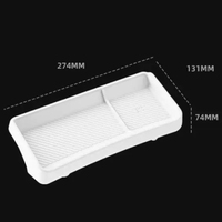 Boîte de rangement arrière en silicone pour Tesla Model 3 Highland Model Y Juniper, support de tableau de bord, plateau pour boîte à mouchoirs, panneau ECT