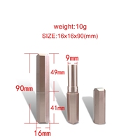 Nouveau style de tube vide de luxe pour baume à lèvres, emballage de rouge à lèvres or rose, livraison rapide