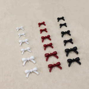 <span class=keywords><strong>Mini</strong></span> nœuds de couleur <span class=keywords><strong>macaron</strong></span> pour la décoration des ongles DIY - Product Image 1