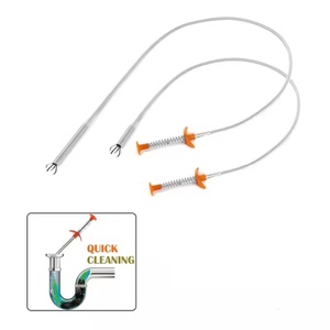Nettoyeur de drain multifonctionnel <span class=keywords><strong>tuyau</strong></span> à quatre griffes déboucher évier baignoire égout déboucher outil ménager - Product Image 5