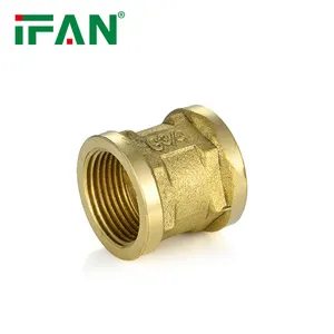 IFAN Hot Sale ODM Brass Fittings Easy Assemble Brass Pipe Fitting Socket Fittings Brass