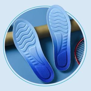 Bantalan sepatu olahraga ortopedi, teknologi 4D Cloud sol lembut bernapas elastis peredam guncangan bantalan sepatu lari Anti bau - Product Image 4