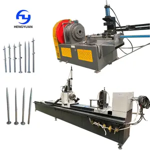 Easy to operate solar mounting ground screw machine