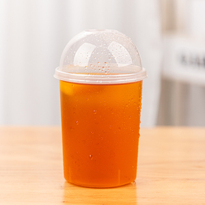 Lokyo tiêm ly sinh tố Trong Suốt 500ml 700ml uống lạnh trà sữa sương cứng thẳng PP cốc nhựa dùng một lần - Product Image 5