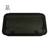 Fenêtre coulissante latérale en alliage d'aluminium pour camping-car Fenêtre en verre acrylique à double vitrage Caravane Caravane de voyage