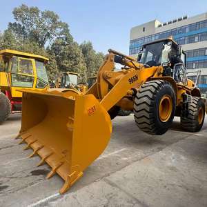 Chargeuse sur pneus Caterpillar 966H d'occasion, faible nombre d'heures, capacité de charge de 5 tonnes, excellent état, matériel de construction - Product Image 2