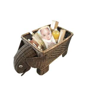 Hot Selling Creative Animal Shape Handwoven <b>Rattan</b> <b>Storage</b> Basket Creative Crafts <b>Storage</b> Baskets - Product Image 6