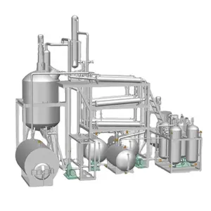 Alta Ganancia de residuos de aceite hidráulico de aceite Diesel de purificación de aceite máquina de refinación de