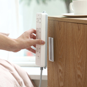 Wall Mounted Power Strip Holder Rectangle Detachable Cable Management Rack For Socket Storage - Product Image 4
