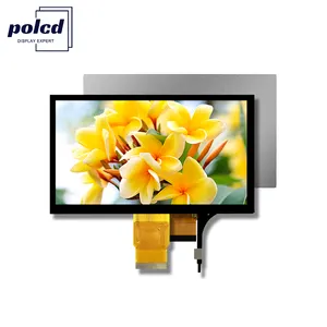 Polcd 7 inch Middle Size LCD Module 800*480 High Brightness Capacitive Touch screen TFT Display