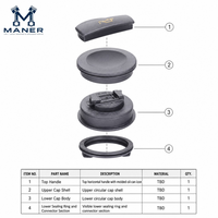غطاء تعبئة زيت المحرك MANER 06C103485P 06C103485N لمحركات EA888 Gen2 1.8T 2.0T توربو