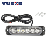 LED-Not licht Weiß Gelb Rot Blau 6LED 18W Not warnleuchte Ampel lampe für 12V 24V PKW SUV
