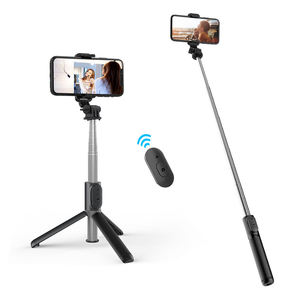 <span class=keywords><strong>Q01</strong></span> Perche à <span class=keywords><strong>selfie</strong></span> légère, portable, extensible, avec télécommande sans fil, trépied pliable en alliage d'aluminium et ABS, charge maximale de 2 kg - Product Image 1