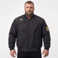 Blouson Bomber Homme Printemps Automne Oversize Style Workwear Moto Harley Rétro 100% Polyester Broderie Motif Cœur