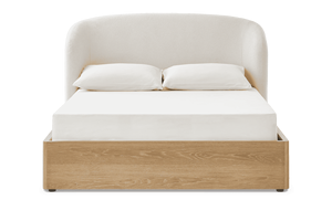 Cama tapizada personalizada Tamaño doble Diseño con mechones con elevador de gas Cama cuadrada con almacenamiento - Product Image 5