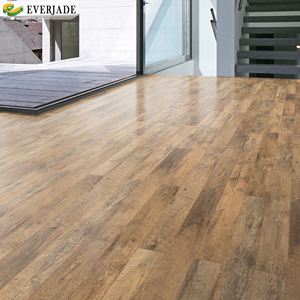 <span class=keywords><strong>Suelo</strong></span> <span class=keywords><strong>Laminado</strong></span> Híbrido de Haya (HDF) de 12 mm, Marcas Alemanas, Estilo Rústico Clásico de Guangzhou, Color Gris Marrón Oscuro con Acolchado - Product Image 5