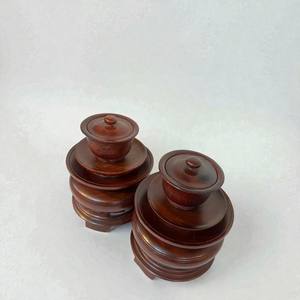 Gobelets en bois naturels faits à la main, écologiques, de qualité garantie, en gros, avec couvercle - Product Image 4