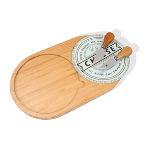 3-Piece Bamboo Cheese Cutting <b>Board</b> Set with Glass <b>Board</b> & Knife Elegant Cheese <b>Tools</b> - Product Image 3