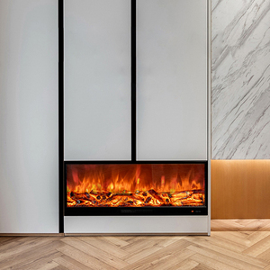 1000 mm màu đen hiện đại Nhà Giấc Mơ ngọn lửa với 6 + 3 màu sắc ngọn lửa treo tường chèn với kính thực loginsert Lò sưởi điện - Product Image 2