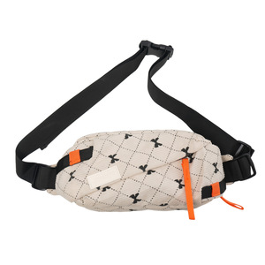 Bolso Bandolera de Pana con Diseño Moderno y Vintage, Forro de Nailon Anti-Robo, Suave, con Rayas y Lazo Decorativo - Product Image 1