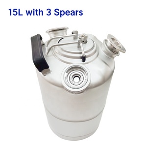 Máquina de limpieza de cerveza casera 10L 15L 20L Barril de acero con una dos <span class=keywords><strong>tres</strong></span> cuatro lanzas para una elaboración de cerveza efectiva - Product Image 3
