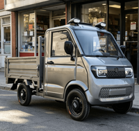 Camion de fret électrique chinois, camionnette à quatre roues à énergie nouvelle, cabine 1,6*1,1m, plateau de chargement 1000kg, capacité 40-50km/h