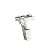 Accessoire pour machine à coudre plate P5W, pied presseur industriel à double couture, supérieur plat, inférieur plissé, engrenage en métal
