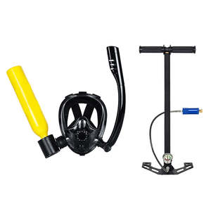 Mini ensemble de réservoir d'air de plongée sous-marine <span class=keywords><strong>masque</strong></span> de plongée haute pression cylindre d'<span class=keywords><strong>oxygène</strong></span> <span class=keywords><strong>bouteille</strong></span> compacte en aluminium respiration sous-marine Portable - Product Image 2