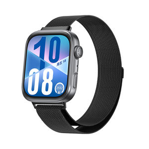 Correa de reloj de malla de acero a presión con doble hebilla de 06 hilos, estilo Milán, ideal para DW, <span class=keywords><strong>Apple</strong></span>, <span class=keywords><strong>Huawei</strong></span>, Samsung, con funciones inteligentes - Product Image 2