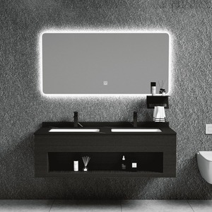 Metal Sintered Stone Bathroom Furniture <b>Vanity</b> Under Counter Basin Smart Mirror Waterproof Splash Proof Dressing <b>Table</b> - Product Image 5