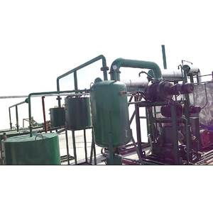 waste oil re-refinning system, used motor oil recycle machines through vacuum distillation technology