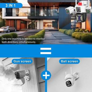 <span class=keywords><strong>Caméra</strong></span> PTZ multi-objectifs haute vitesse IPC360 pour la maison, 4K, 4 objectifs, WiFi, IP66, étanche, panoramique, navigation 3D, <span class=keywords><strong>compatible</strong></span> avec le cloud et <span class=keywords><strong>Alexa</strong></span> - Product Image 5