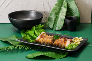 <span class=keywords><strong>Assiette</strong></span> à dîner en mélamine simple et élégante, couleur personnalisable, <span class=keywords><strong>assiette</strong></span> rectangulaire pour restaurant, barbecue et sushis japonais - Product Image 5
