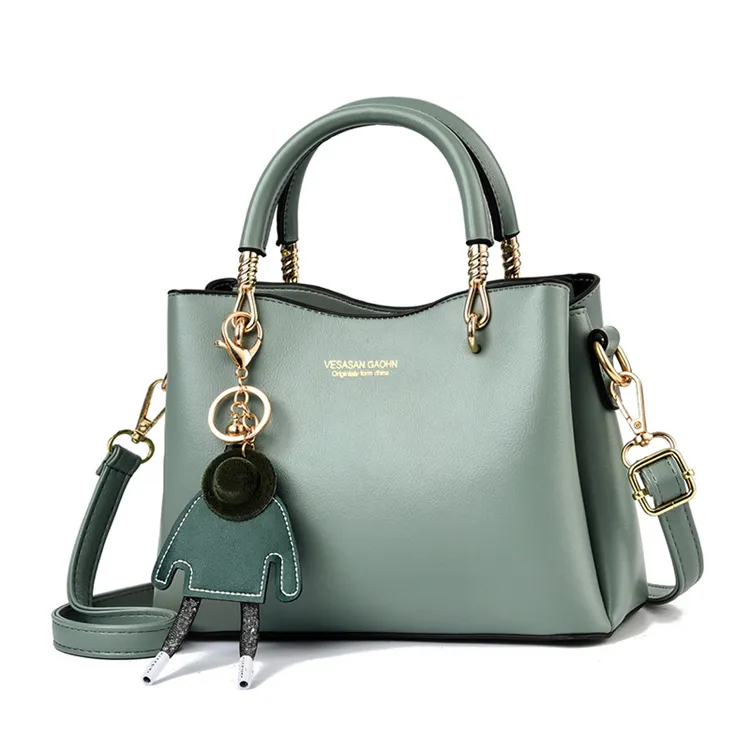 2023 wholesale fashion messenger multicoloured faux leather luxury vintage handbag for women logo