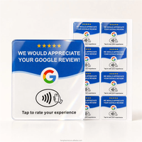 Carte de visite NFC espagnole/française/allemande/italienne, puces NTAG213/215, mini-étiquette 13,56 MHz - TikTok Instagram Facebook, vente en vogue