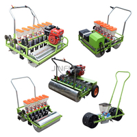 Semoir portatif pour ail, 1 rangée, machine de plantation, pivots, graines