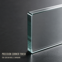 Fabricant de verre trempé pour murs-rideaux, portes de salle de bain et armoires à vin, fourniture en gros sur mesure (taille et épaisseur)
