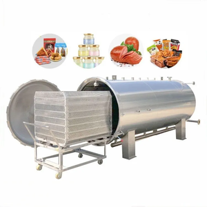 Autoclave rotatif industriel pour la stérilisation alimentaire, machine <span class=keywords><strong>de</strong></span> stérilisation par immersion dans l'eau pour la viande en conserve - Product Image 2