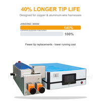 Machine de soudage par ultrasons pour faisceaux de câbles 3000W JHNSONIC JHN2030-C01, soudeuse métallique pour bornes de câbles en cuivre et aluminium