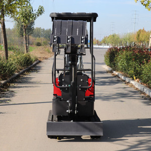 รถขุดขนาดเล็ก Compact Koop Engine น้ำหนัก 750 กก. แบบตีนตะขาบ พร้อมปั๊มไฮดรอลิก เกียร์บ็อกซ์ มอเตอร์เกียร์ รัศมีการเลี้ยวสั้น 0.02 ม. บุ้งกี๋ขนาดเล็ก - Product Image 4