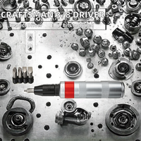 CRAFTSMAN Visseuse à chocs manuelle avec mandrin de 10 mm et jeu de embouts de 3/8 pouces (CMMT14104)