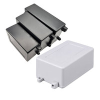 Boîtier de commande étanche IP65 en plastique PC ABS avec bouchon en caoutchouc pour usage extérieur